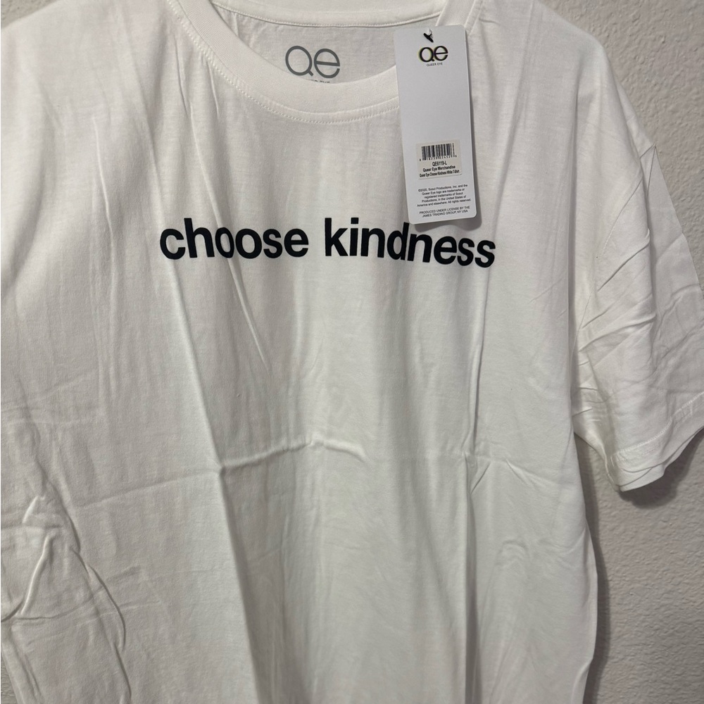 Choose Kindness Cotton T-Shirt-Size Large NWT - Picture 2 of 7